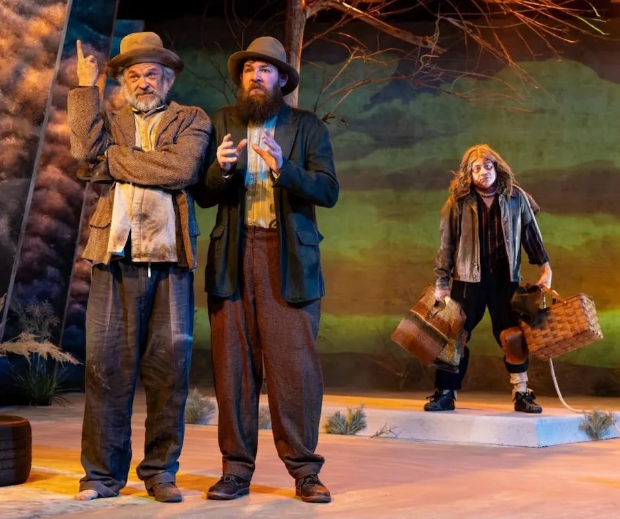 actors onstage in a play 