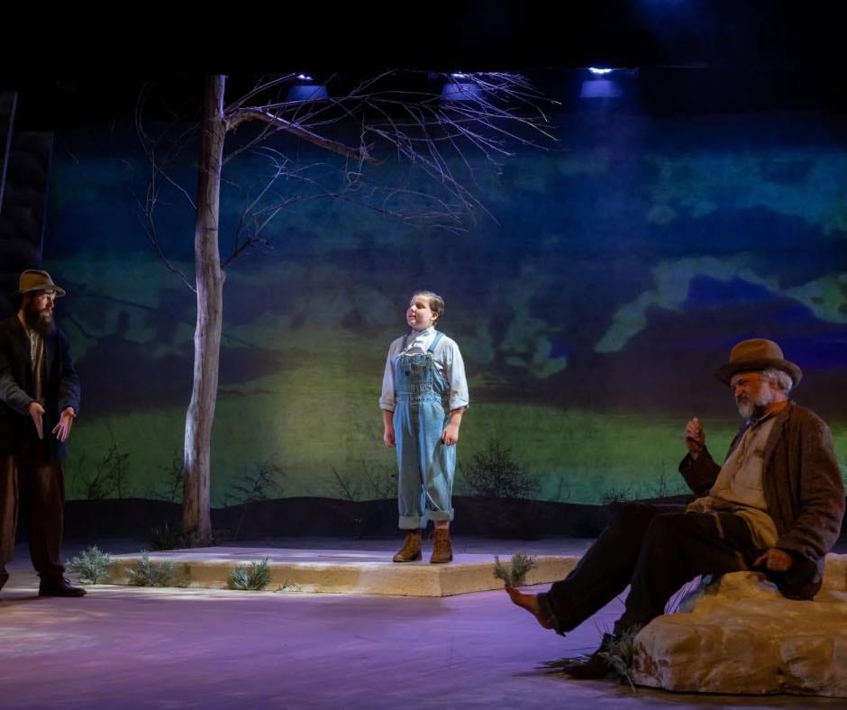 actors onstage in a play 