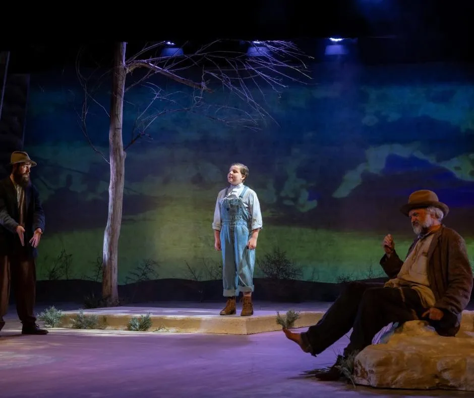 actors onstage in a play 