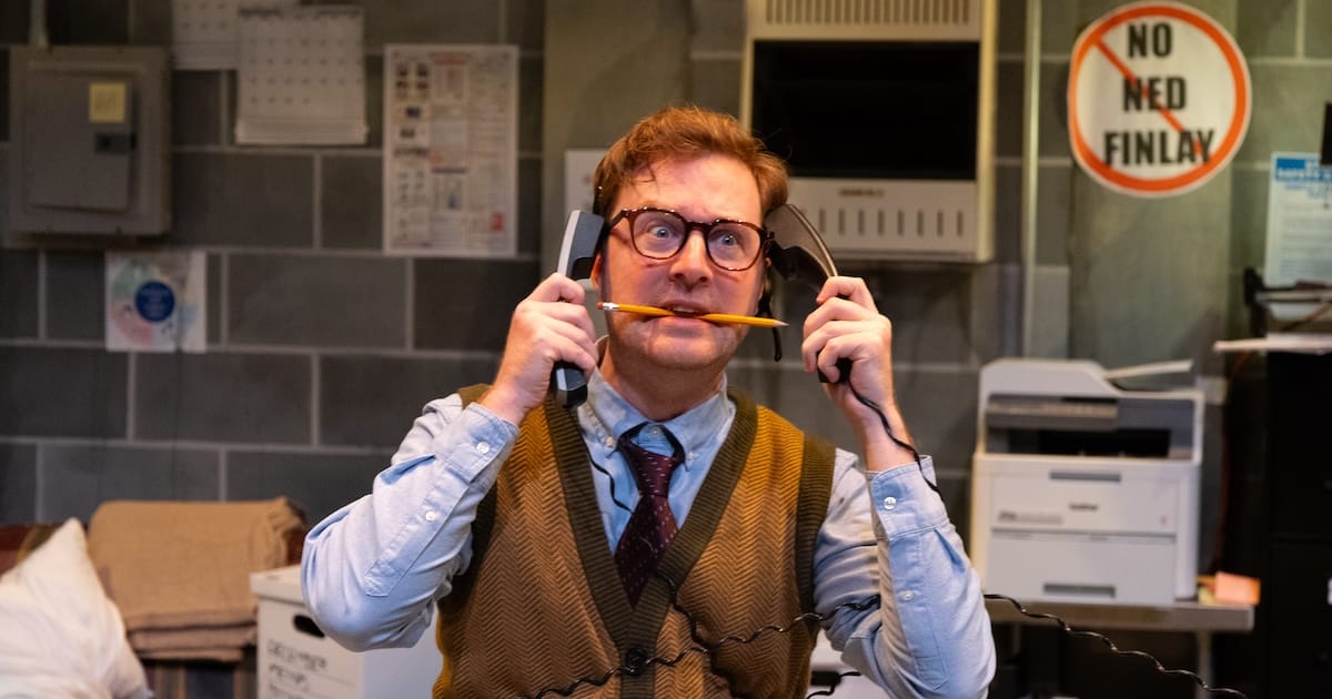 actors onstage in a play