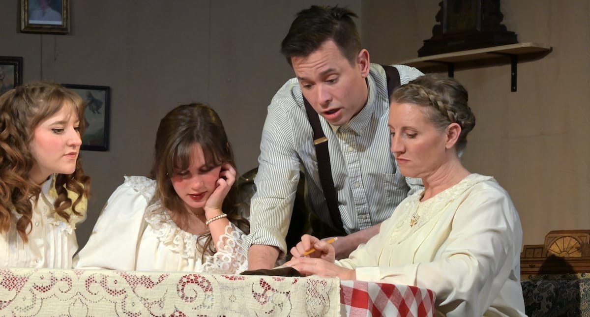 actors onstage in a play