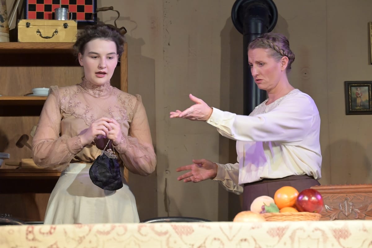 actors onstage in a play 