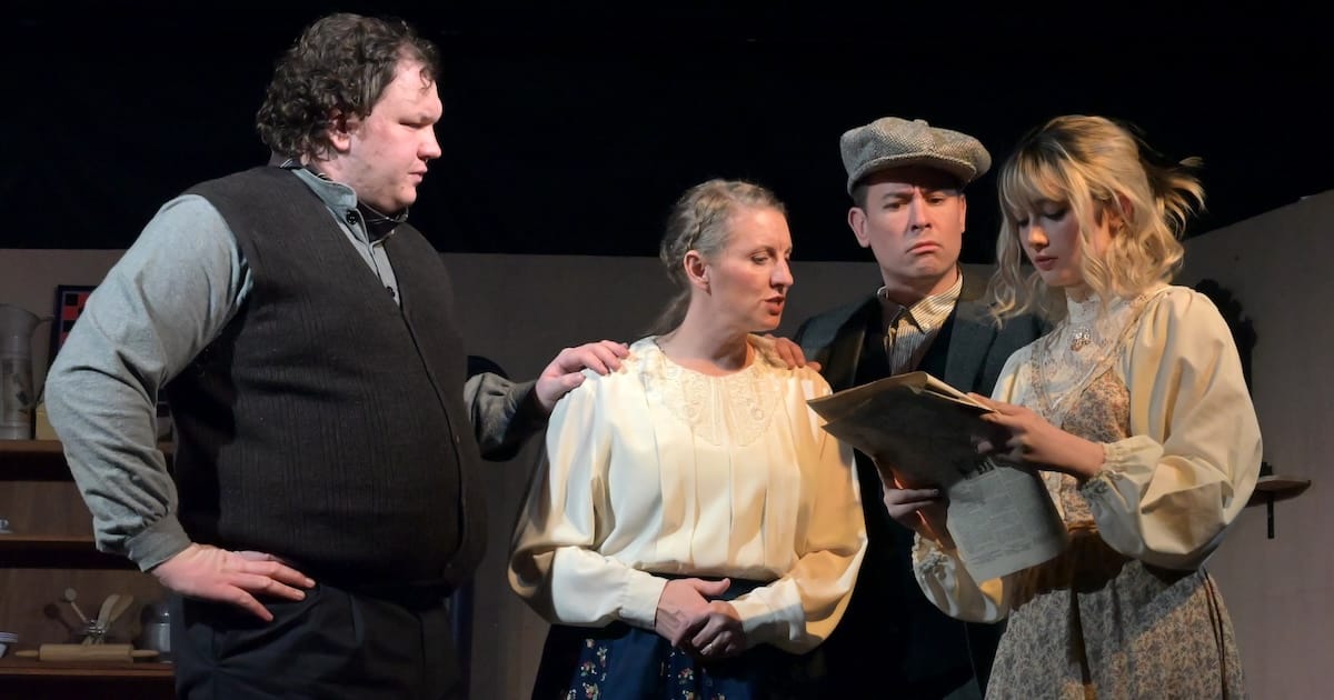 actors onstage in a play