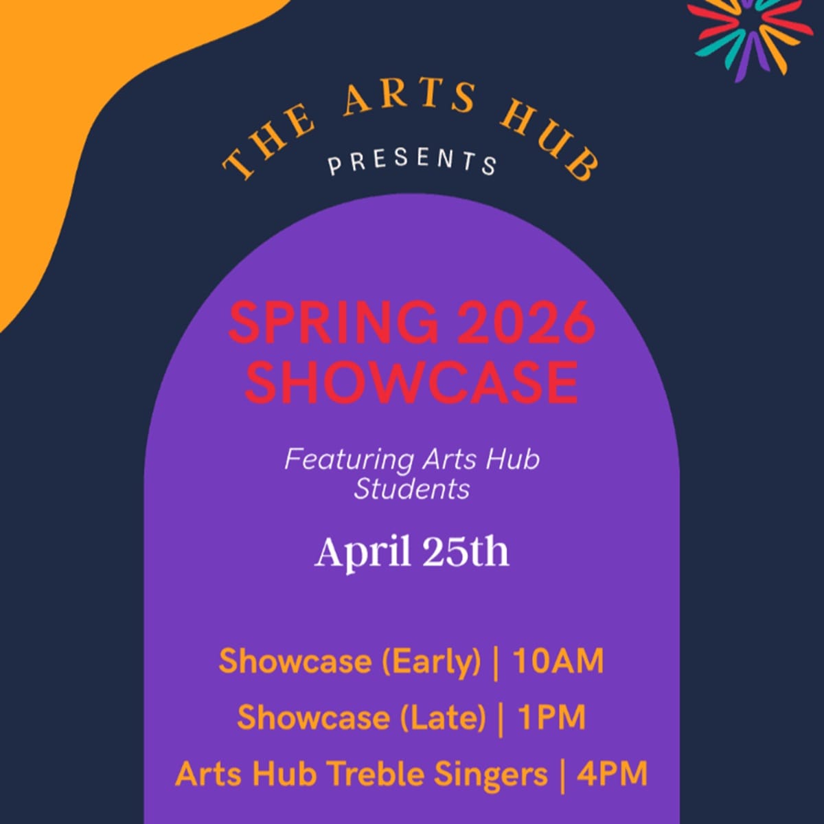 Spring 2026 Arts Hub Student Showcase Spring 2026 Arts Hub Student Showcase