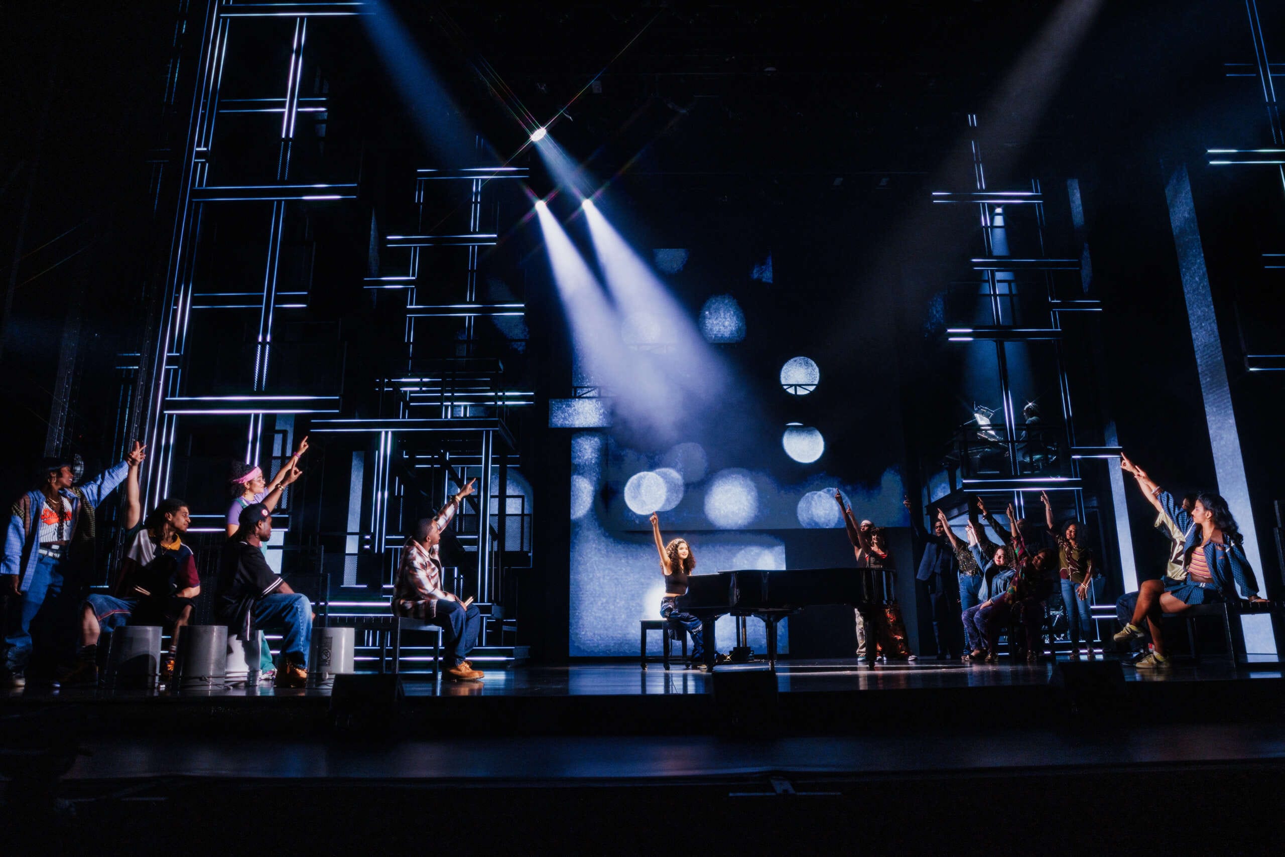 26. The company of the North American Tour of Alicia Keys Hells Kitchen. Photo by Marc J Franklin scaled