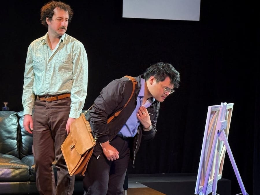 actors onstage in a play 