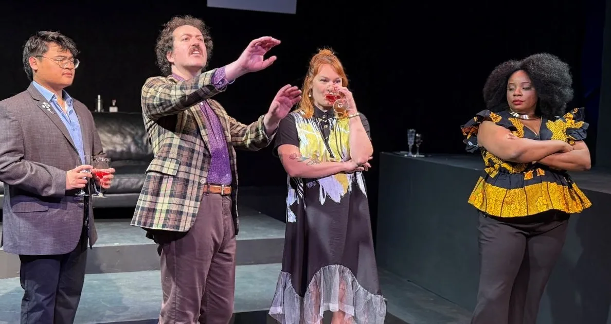 actors onstage in a play