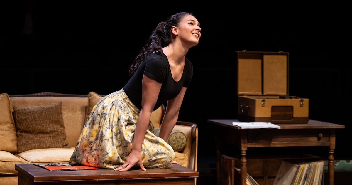 actor on stage in a musical