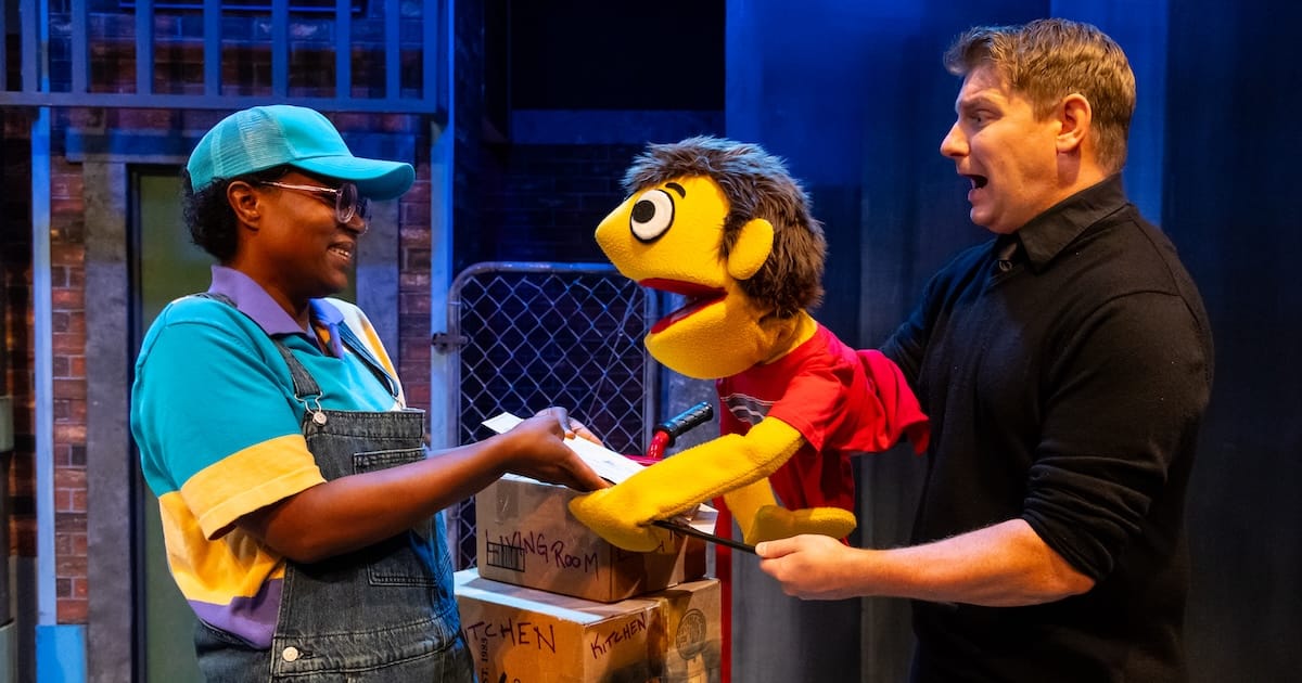 actors onstage in a musical