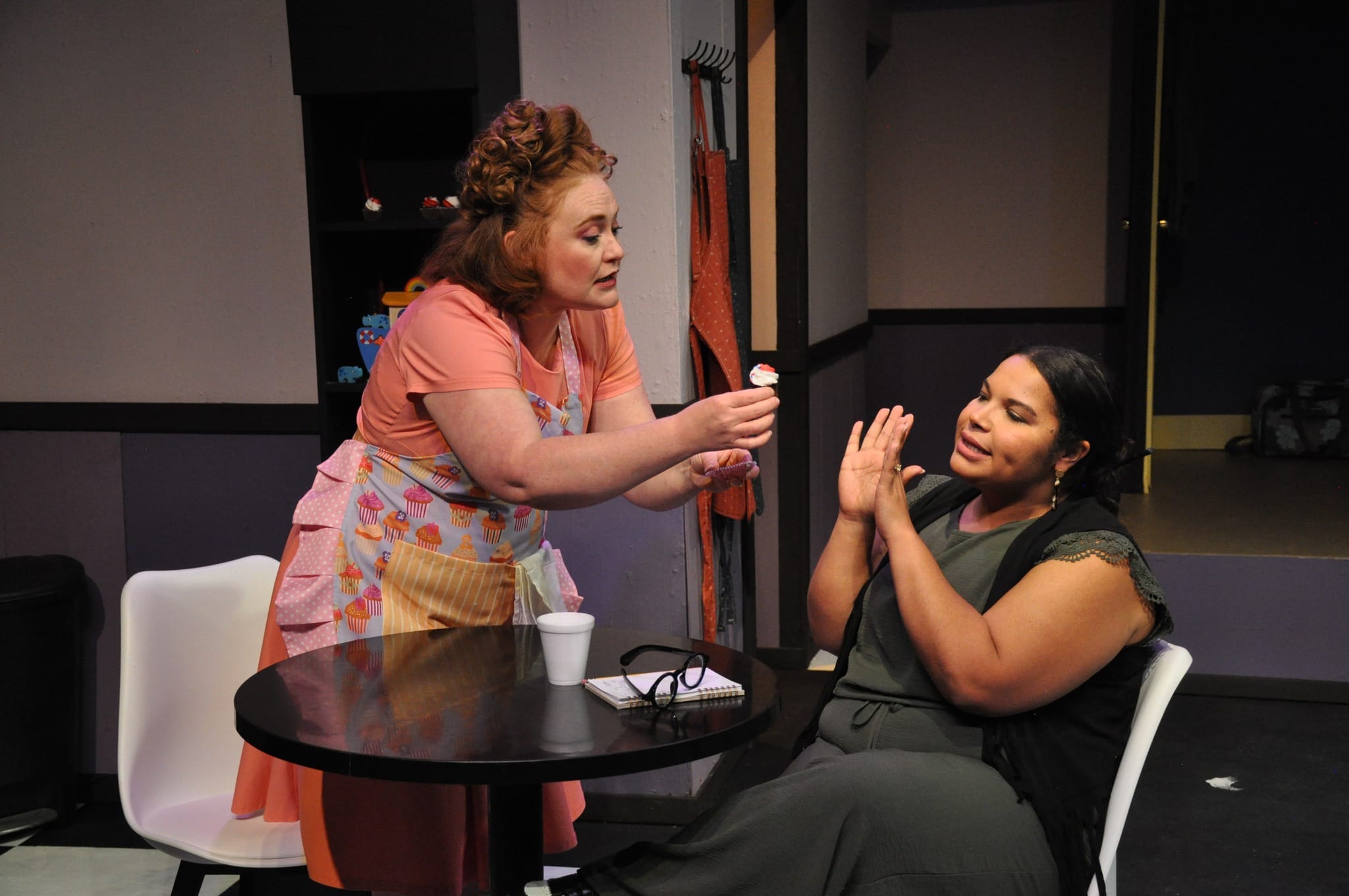 Two actors in a scene together