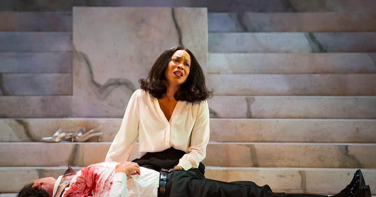 actors onstage in a play 