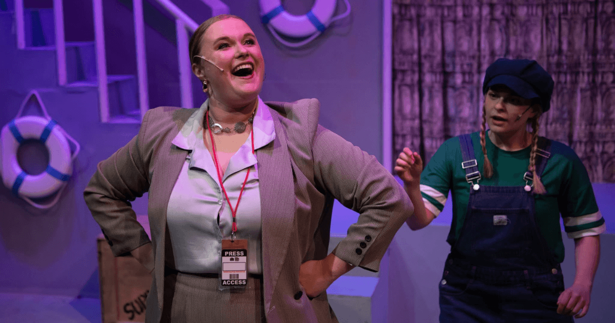 'Disaster!' floats on '70s schmaltz and big laughs 1 actors onstage in a musical
