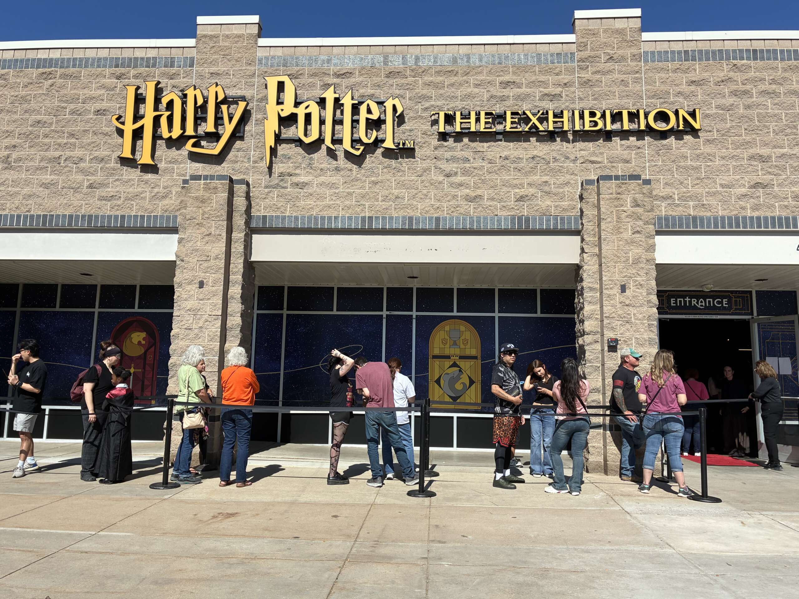 Exterior of Harry Potter: The Exhibition