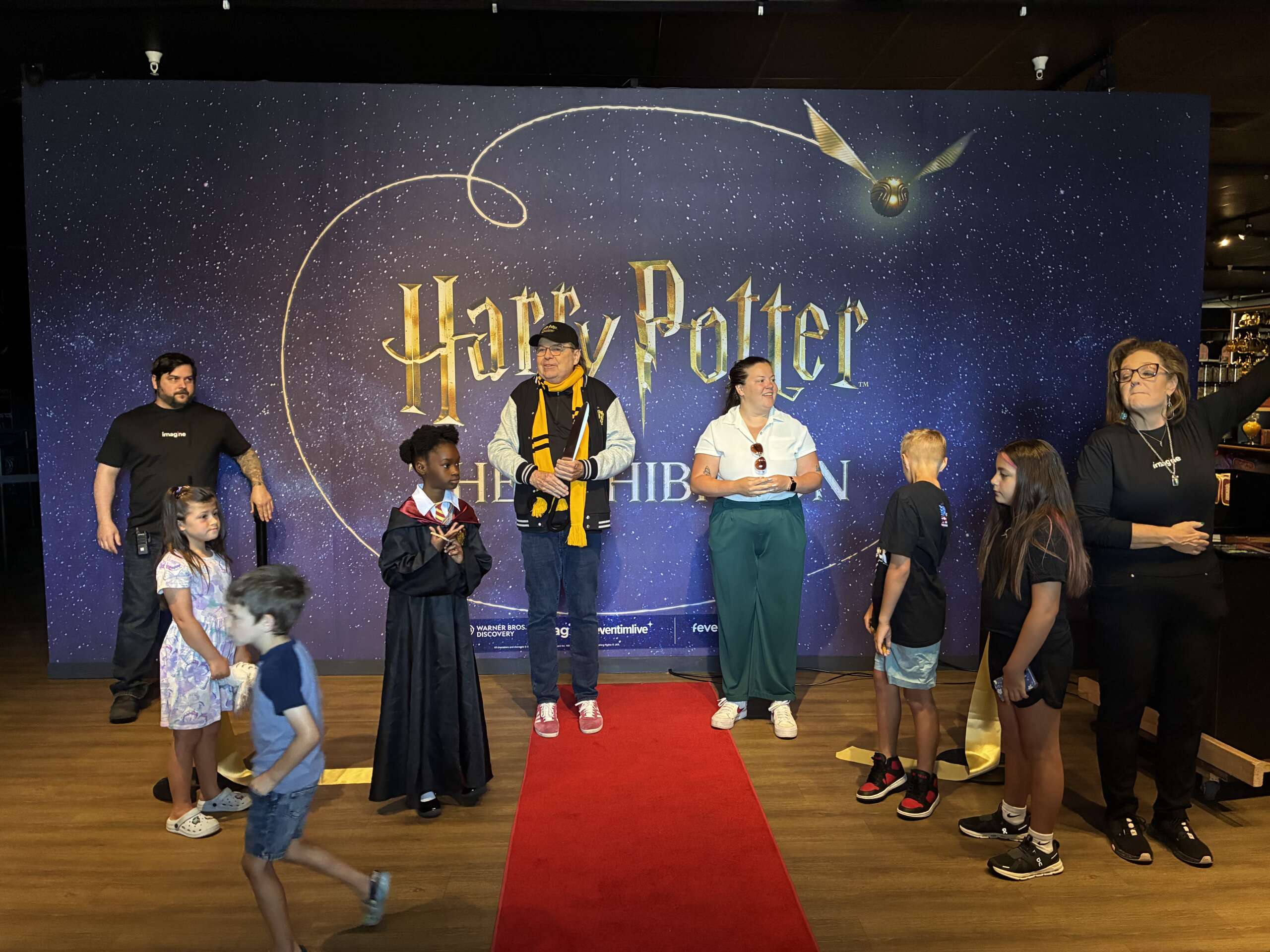 Harry Potter: The Exhbition ribbon cutting