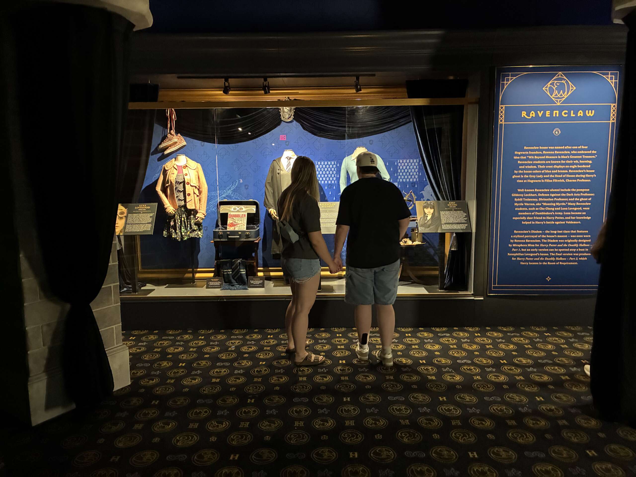 Costumes and props from the Harry Potter films