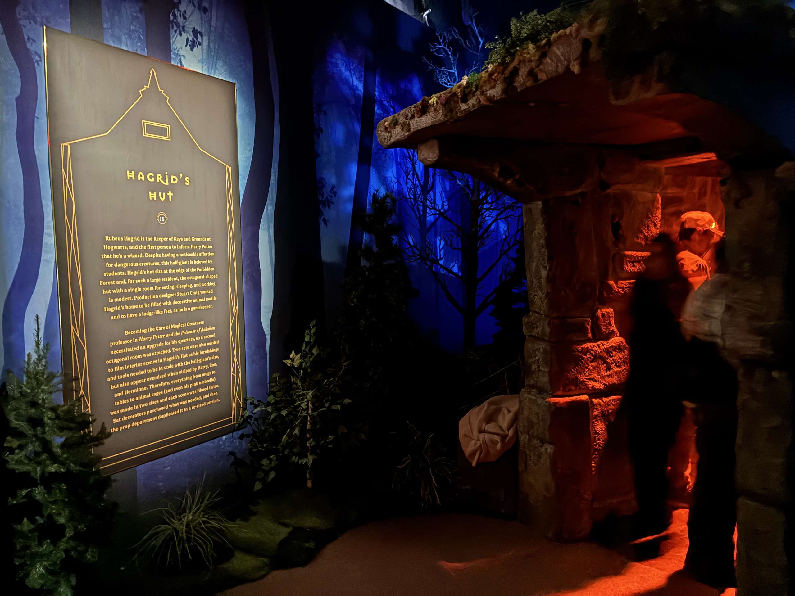 The exterior of Hagrid's hut