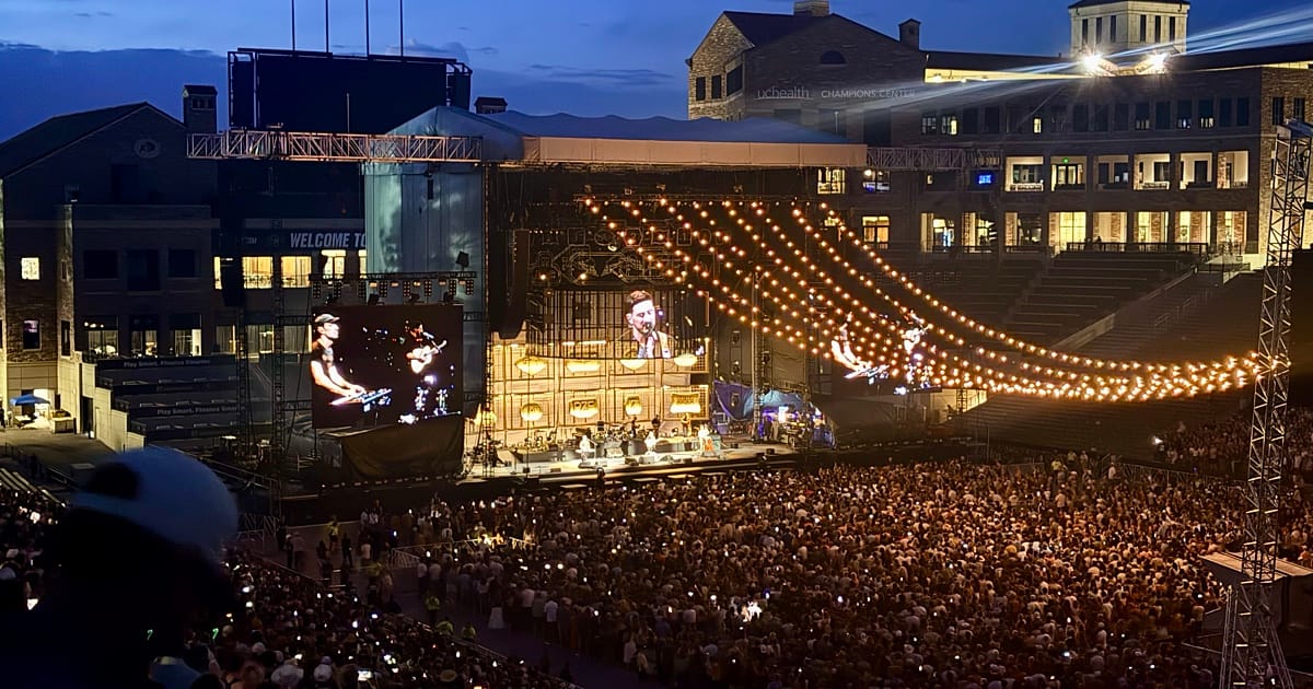 Mumford and sons at Boulder's Folsom Field