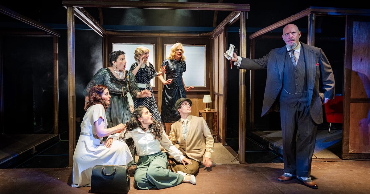 actors onstage in a play