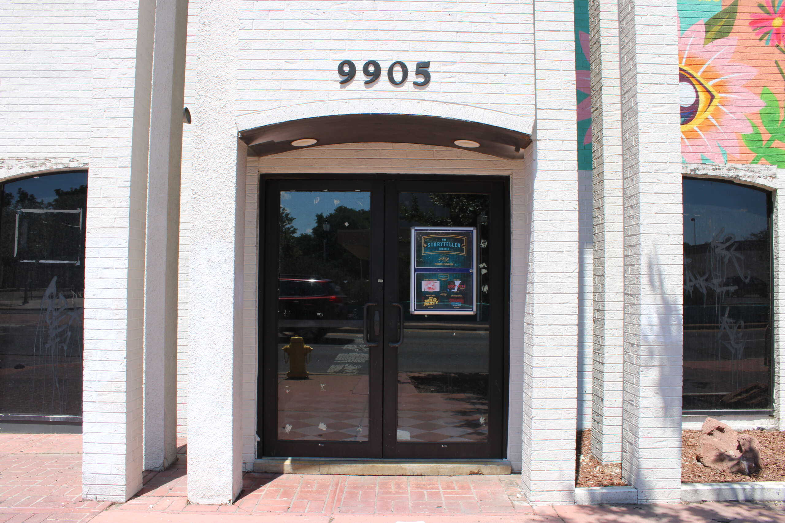 Exterior of a build