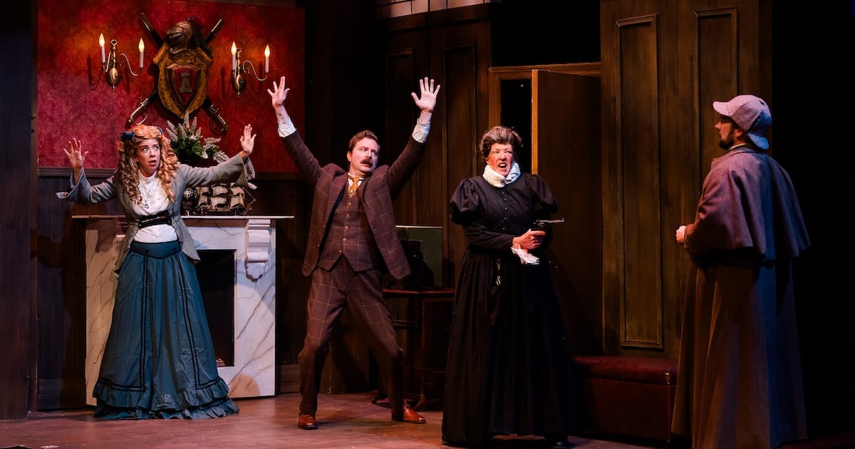 actors onstage in a play