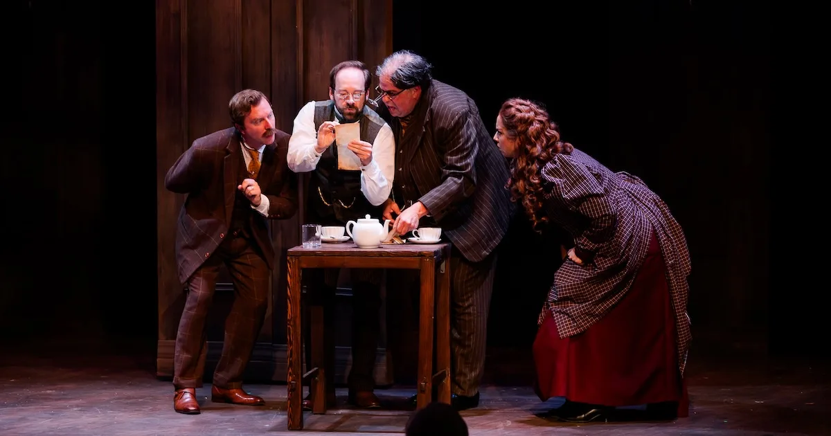 actors onstage in a play