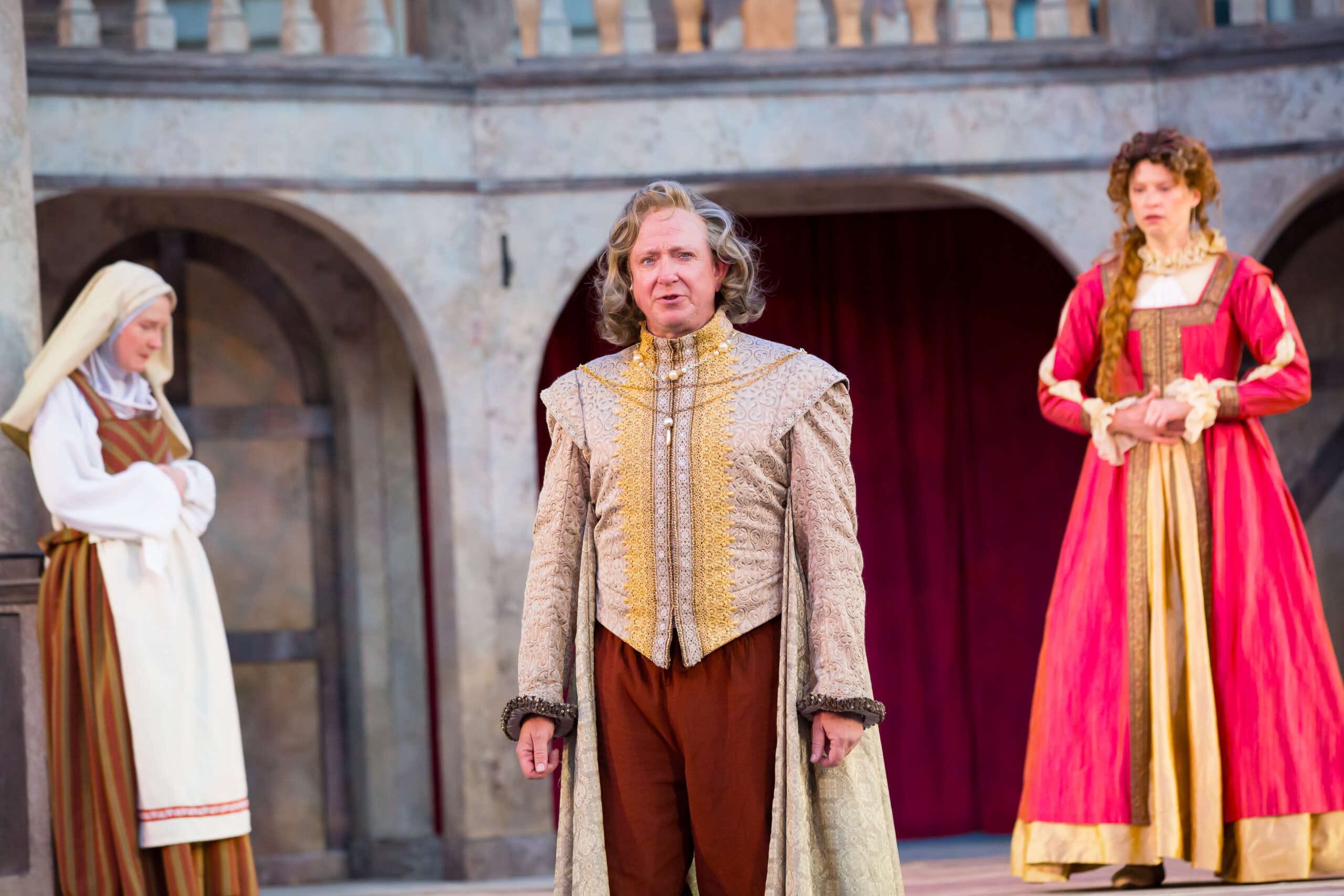 actors onstage in a play 