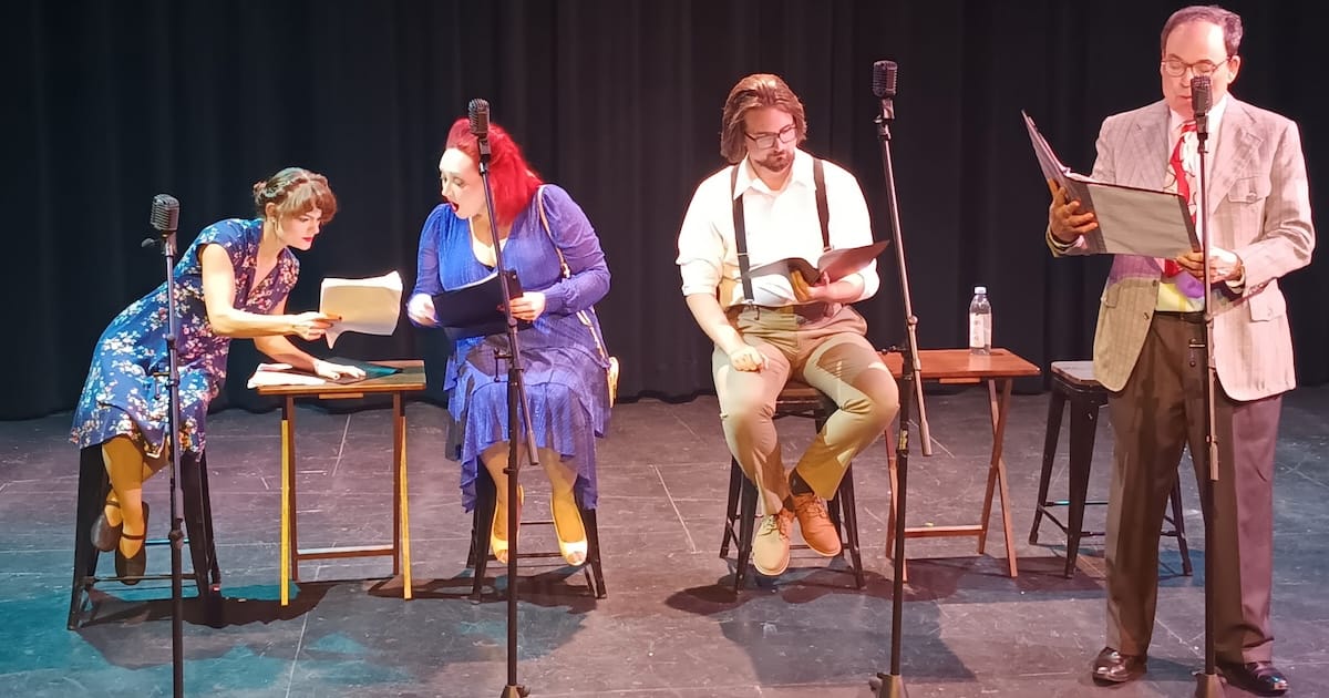 Actors in a radio play
