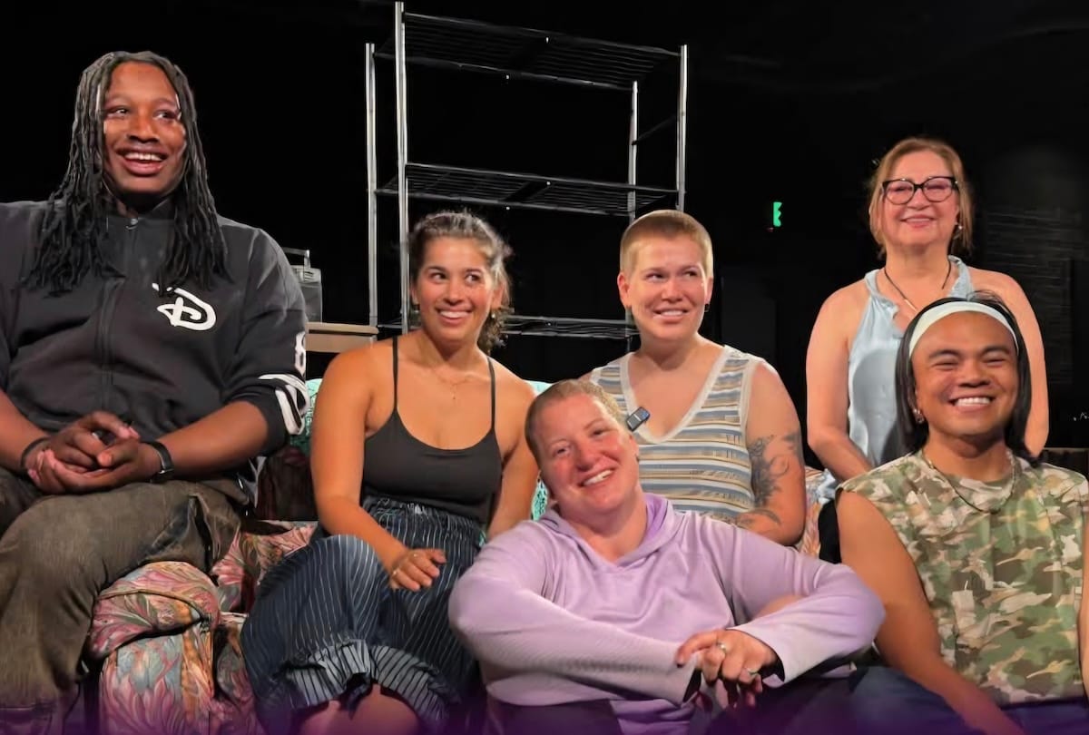 ER Productions debuts with 'Stop Kiss' in Aurora's Storyteller Theater 2 People pose for a group photo