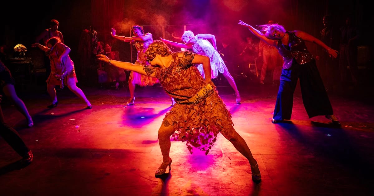 The ensemble dances in The Wild Party