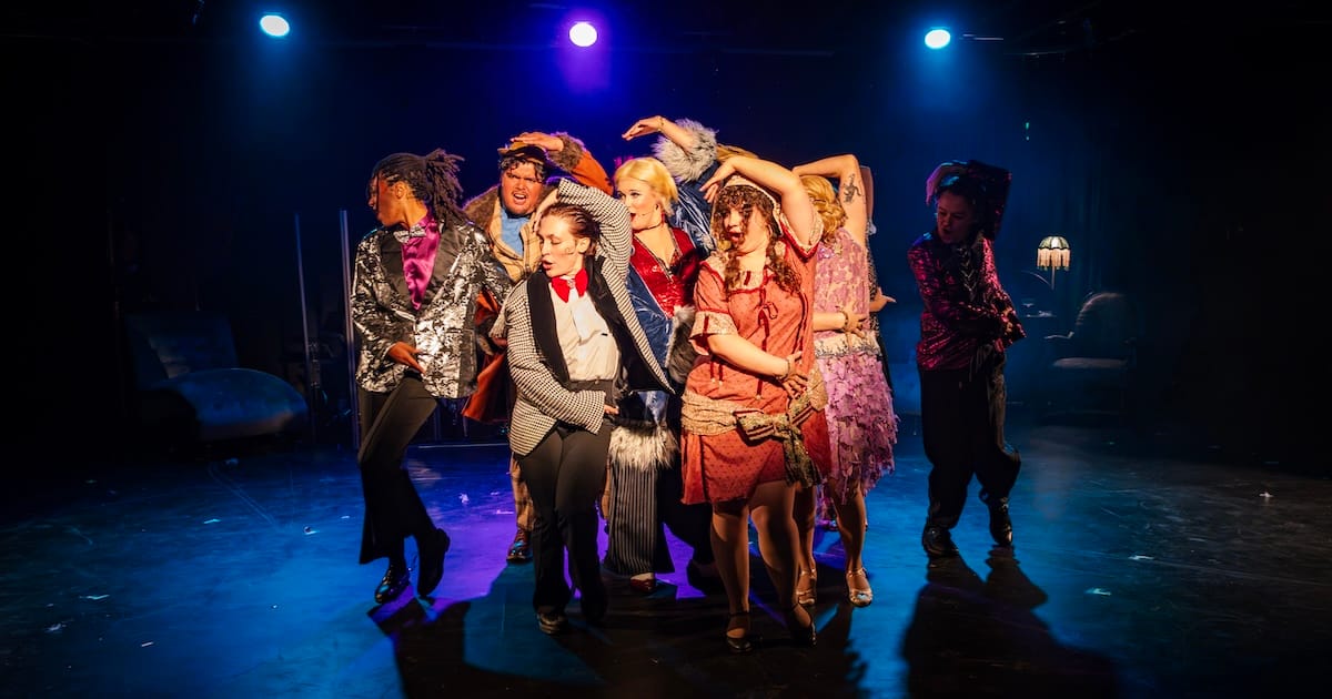 The ensemble dances in The Wild Party
