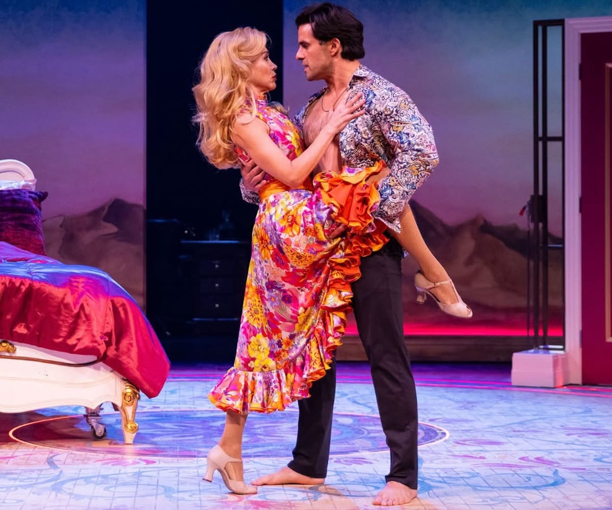 DCPA’s ‘Destiny of Desire’ speaks fluent telenovela 5 A man holds a blonde woman in his arms dramatically