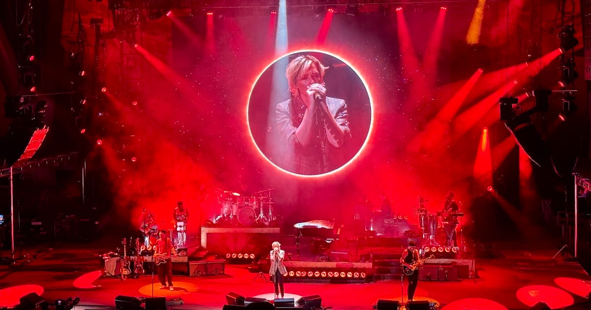 Brandi Carlile performing at Red Rocks