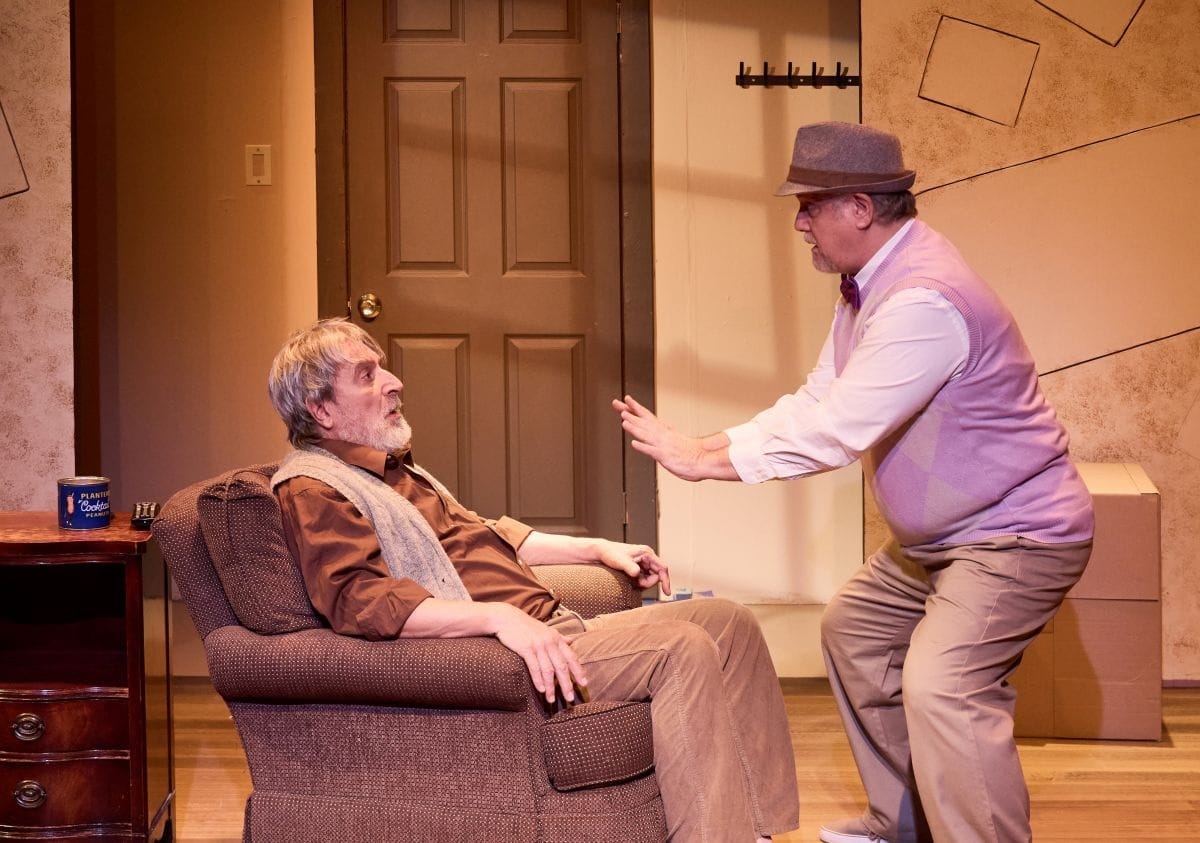 actors onstage in a play 