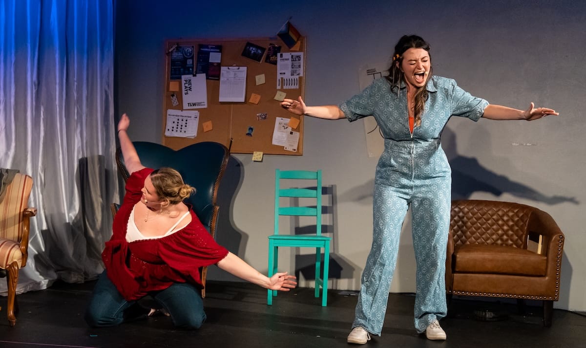 Two women sing in [title of show]