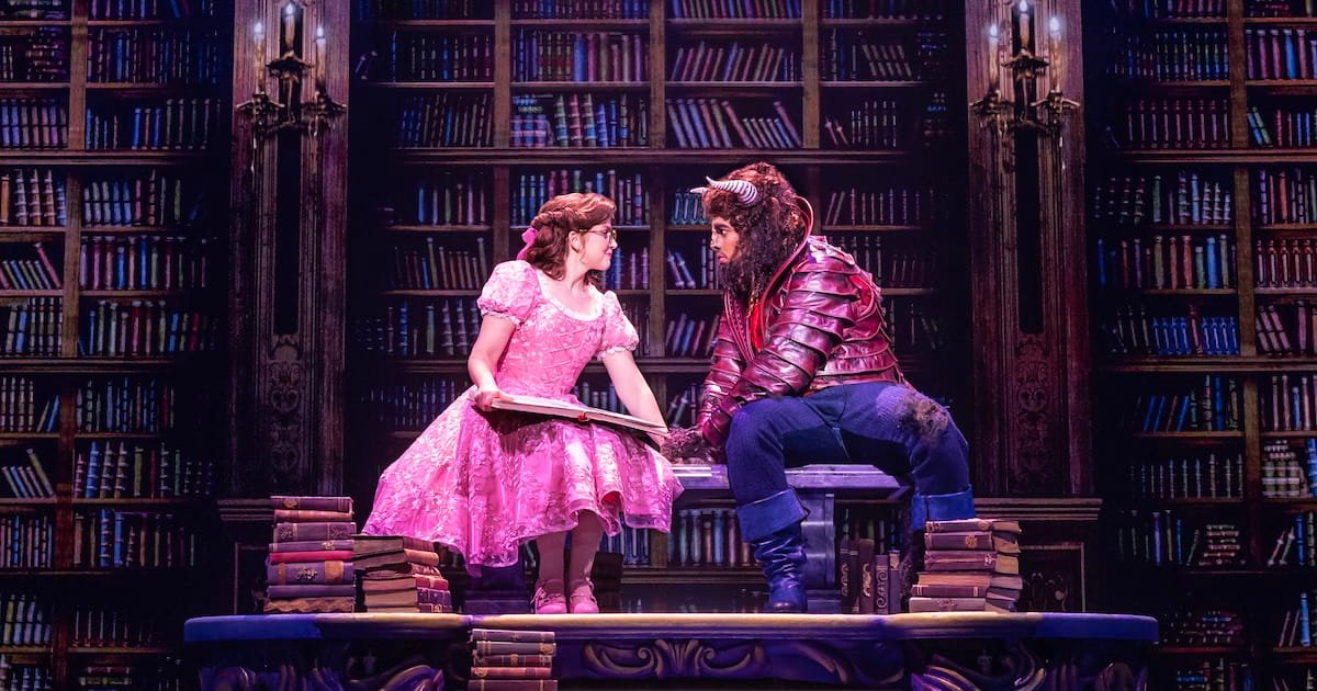 Beauty and the screens 2 A with Belle and the Beast in
