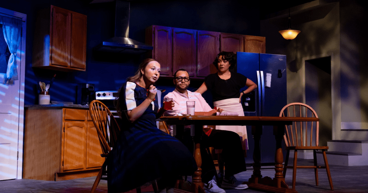 actors onstage in a play 
