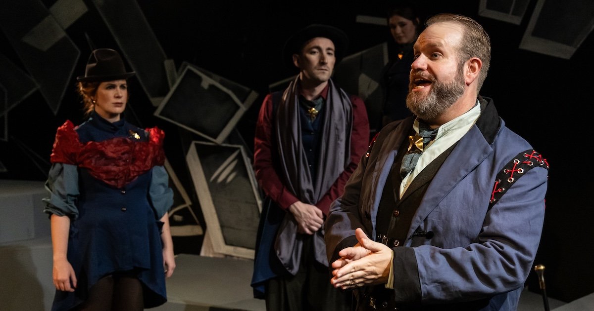A group scene from Vintage Theatre's Dr. Jekyll & Mr. Hyde