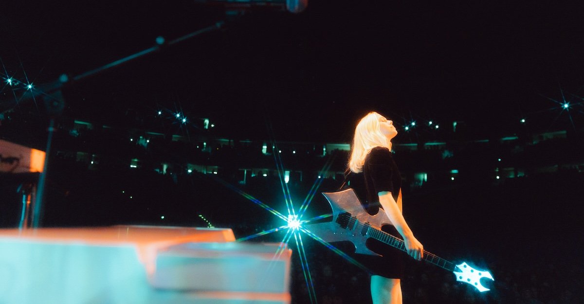 PHoebe Bridgers onstage in Denver