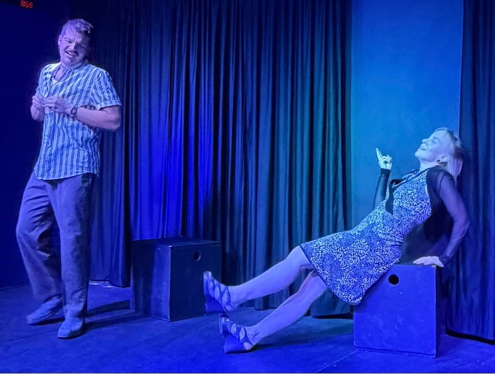 actors onstage in a play 